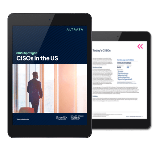 2023 Spotlight CISOs in the US report on iPad