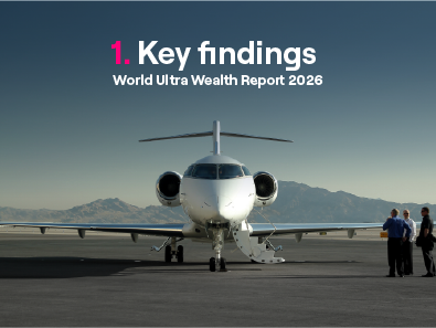 Private jet on a tarmac representing the lifestyle and global mobility of ultra-high-net-worth individuals featured in Altrata's World Ultra Wealth Report 2026.